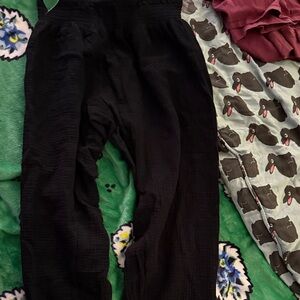 Anna & Ava Black Textured Joggers